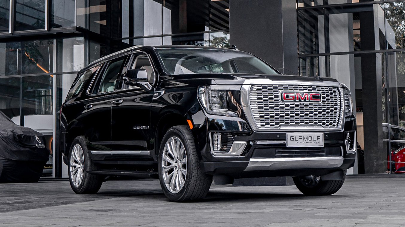 GMC Yukon Denali Black on Beige